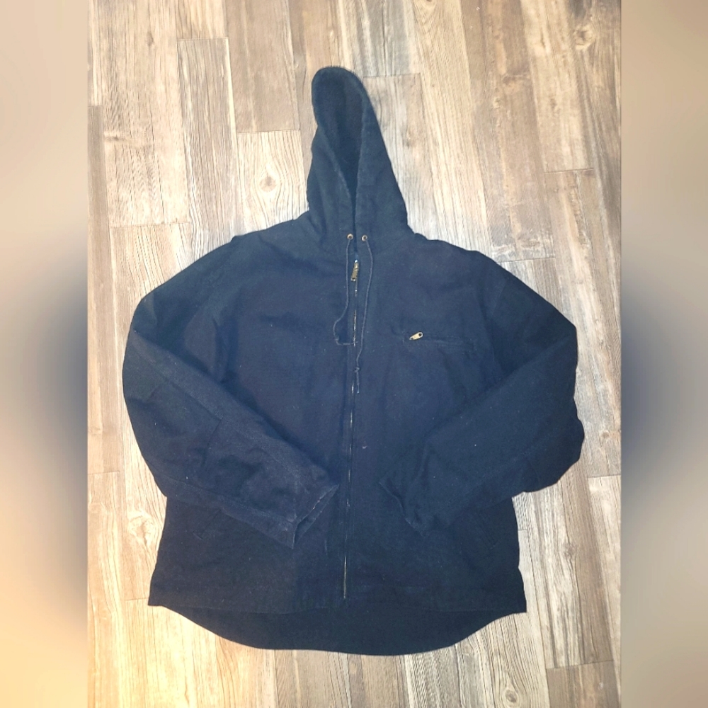 VINTAGE DIE HARD CANVAS JACKET Black sz XL
